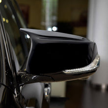 Load image into Gallery viewer, Door Mirror Covers Compatibility With 2014-2020 Q50 2015-2020 Q60 Q70 QX30 QX50 Rearview Side Left and Right Mirror Cover Caps Trim Replacement 2PCS (Gloss Black)