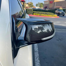 Load image into Gallery viewer, Door Mirror Covers Compatibility With 2014-2020 Q50 2015-2020 Q60 Q70 QX30 QX50 Rearview Side Left and Right Mirror Cover Caps Trim Replacement 2PCS (Carbon Fiber Style)