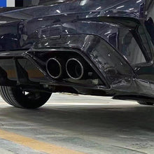 Load image into Gallery viewer, Rear Diffuser Lip Compatibility with 2019-2022 3 Series G20 330i M340i Sport Rear Bumper Diffuser Lip Spoiler with LED Light Gloss Black