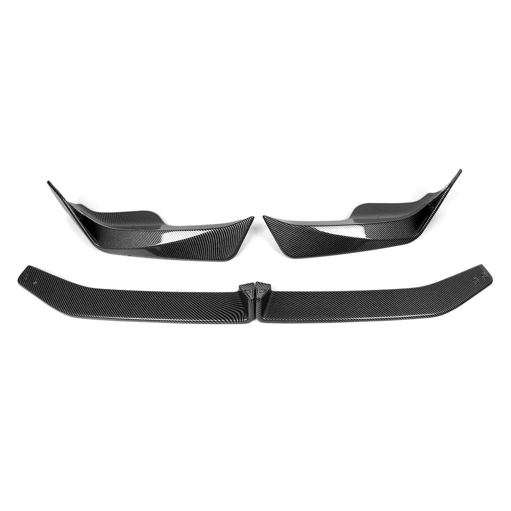For 2022-2024 X1 U11 M Sport MP Style Front Bumper Chin Diffuser Lip Air Dam Splitter Spoiler (Carbon Fiber Style)