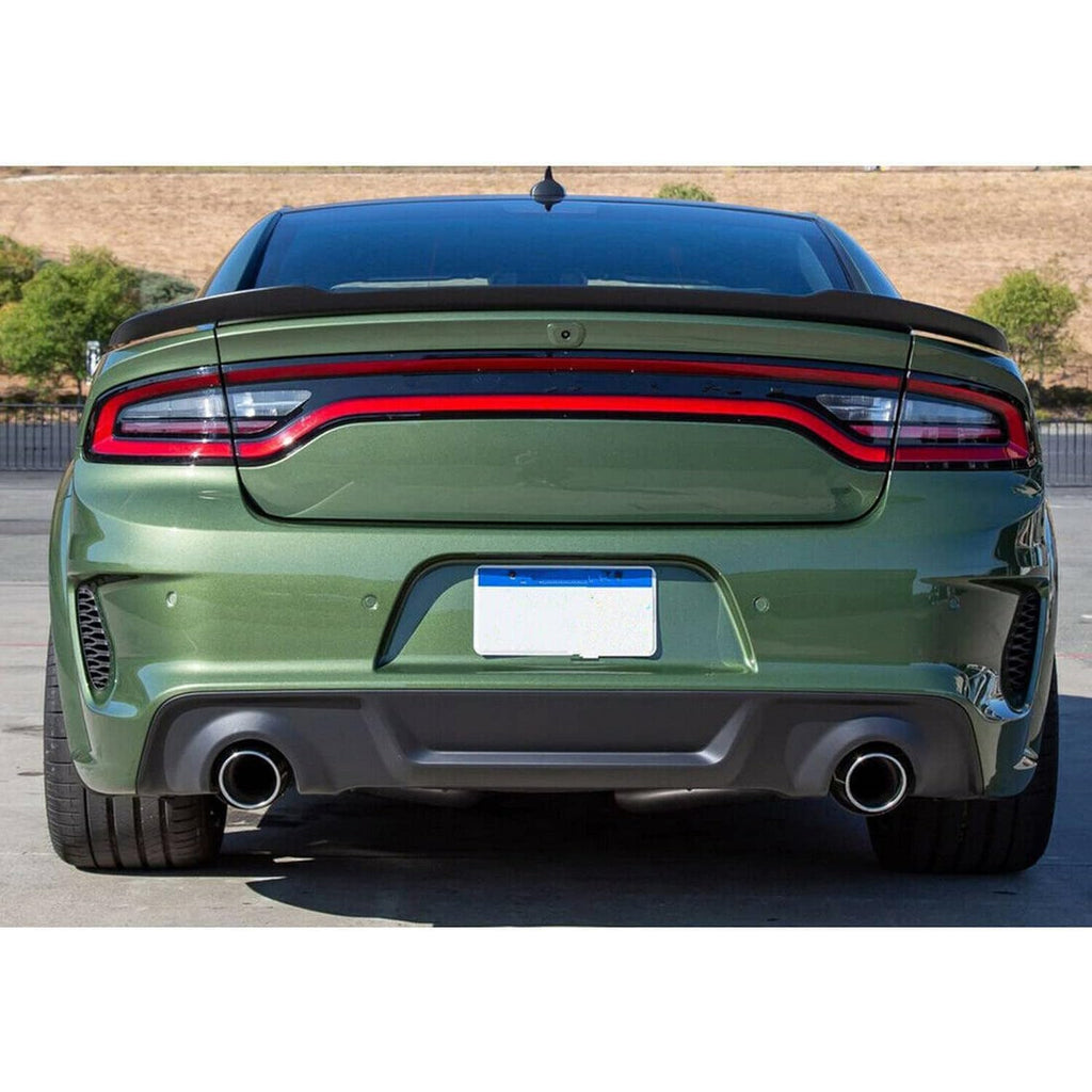 Rear Spoiler Compatibility with 2011-2022 Charger SRT GT SXT RT SE Daytona Pursuit Hellcat Style Trunk Spoiler Rear Wing Spoiler Lip Glossy Black
