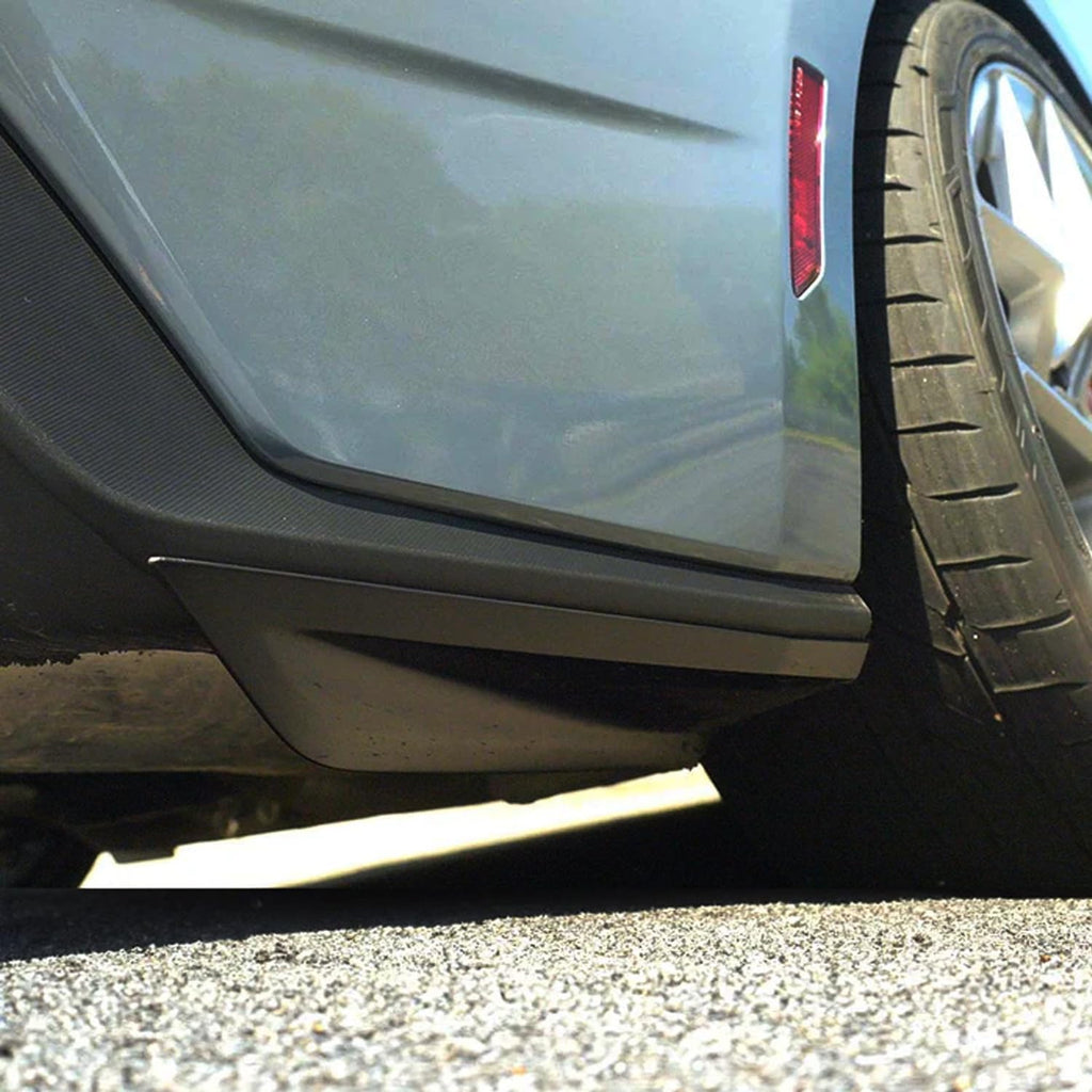 Rear Bumper Side Corner Splitter Spats Compatibility with 2024 2025 Mustang Rear Side Winglets Decorative Trim 2PCS Matte Black