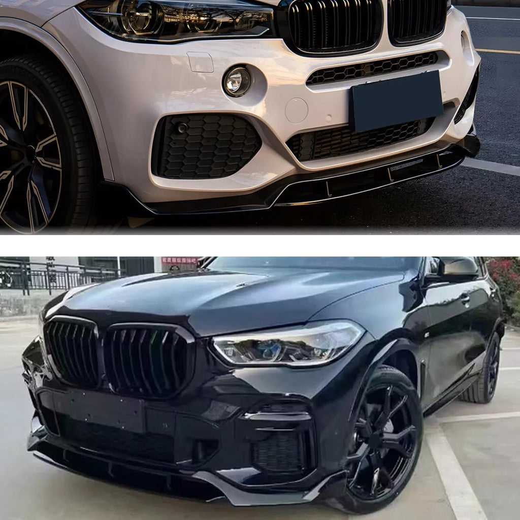 For 2014-2017 X3 F25 X4 F26 M Sport Front Chin Diffuser Lip Air Dam Splitter Spoiler (Gloss Black)