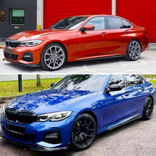 Load image into Gallery viewer, Side Skirts Compatibility with 2019-2022 3 Series G20 G28 M Sport Rocker Panel Line Door Extension Lips Pair Diffuser Bumper Lip Splitter (Gloss Black)