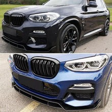 Load image into Gallery viewer, For 2018-2020 X3 X4 G01 G02 M Sport Front Chin Diffuser Lip Air Dam ABS Splitter Spoiler (Gloss Black)