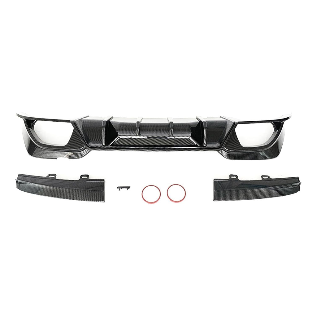 Rear Diffuser Lip Compatibility with 2019-2022 3 Series G20 330i M340i Sport Rear Bumper Diffuser Lip Spoiler Carbon Fiber