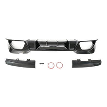 Load image into Gallery viewer, Rear Diffuser Lip Compatibility with 2019-2022 3 Series G20 330i M340i Sport Rear Bumper Diffuser Lip Spoiler Carbon Fiber