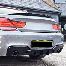 Load image into Gallery viewer, Rear Spoiler Compatibility with 2012-2018 6 Series F06 640i 650i M6 M4 Style Rear Trunk Wing Lid Spliter (Gloss Black)