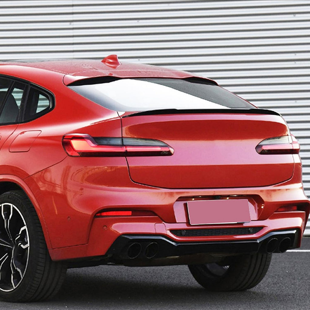 Spoiler Compatibility with 2018-2022 X4 G02 X4M F98 Rear Trunk Spliter Wing Lid (Gloss Black)