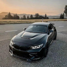 Load image into Gallery viewer, Front Bumper Lip Compatibility with 2019-2021 F87 M2 CS Style Front Chin Diffuser Lip Air Dam Splitter Spoiler (Gloss Black)