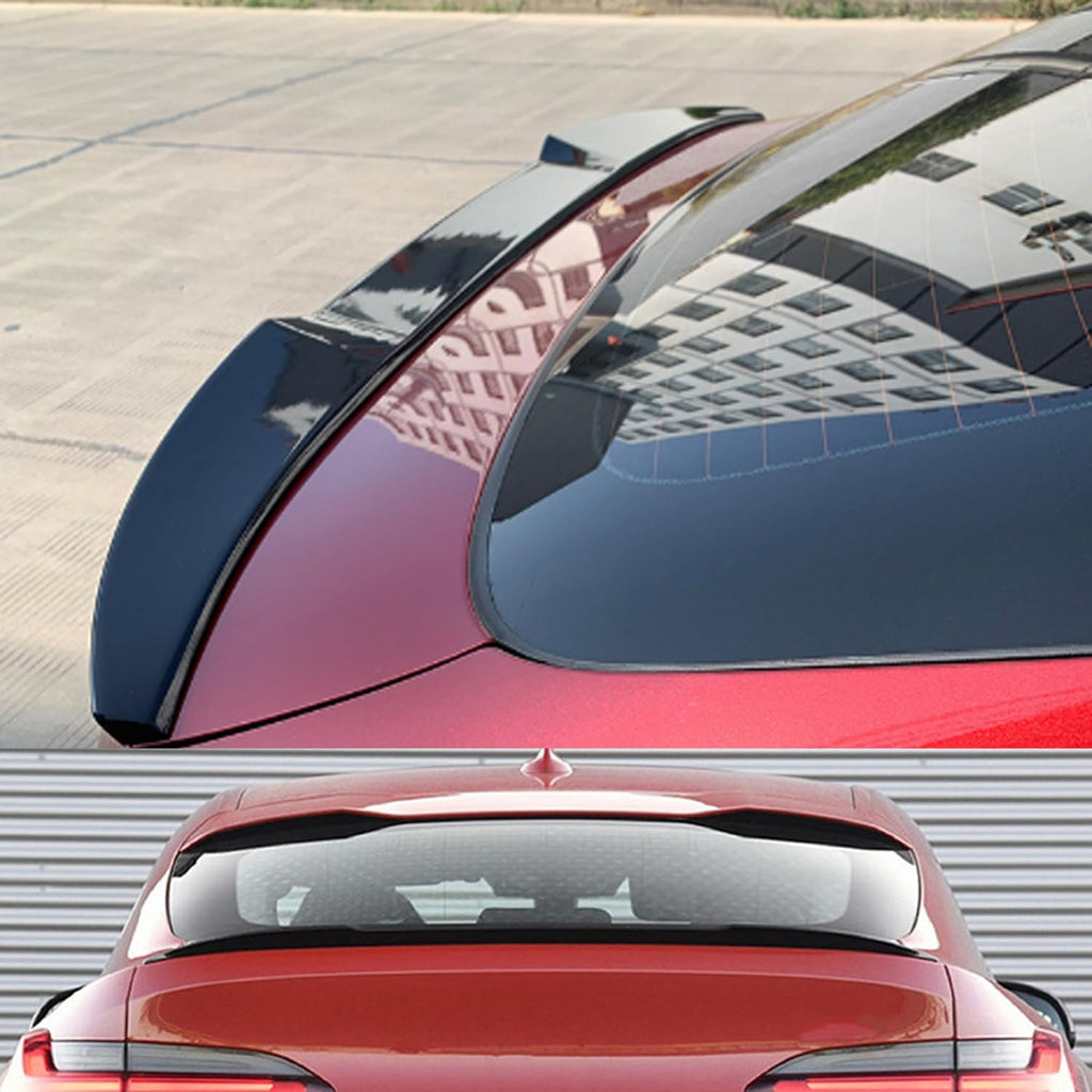 Spoiler Compatibility with 2018-2022 X4 G02 X4M F98 Rear Trunk Spliter Wing Lid (Gloss Black)