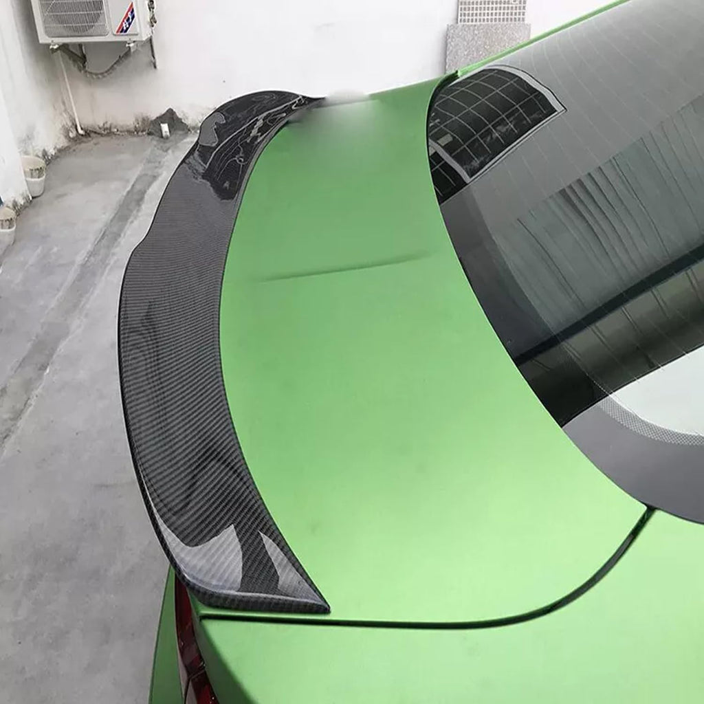 Rear Spoiler Compatibility with 2007-2013 1 Series E82 125i 128i 135i Coupe PSM Style Rear Trunk Spoiler Wing Lid Splitter Bodykit ABS (Carbon Fiber)