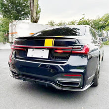 Load image into Gallery viewer, Rear Diffuser Compatibility with 2019-2022 7 Series G11 G12 M Sport Rear Bumper Chin Diffuser Kit Spoiler Splitter (Carbon Fiber Style)