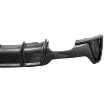 Load image into Gallery viewer, Rear Diffuser Compatibility with 2014-2020 4 Series F32 F33 F36 420i 420d 428i 430i M Sport Rear Bumper Diffuser Lip Single Exhaust Two Outlet Spoiler Splitter (Carbon Fiber Style)