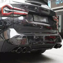 Load image into Gallery viewer, Rear Diffuser Lip Compatibility with 2017-2020 X3 G01 M Sport Rear Bumper Chin Lip Kit Spoiler Splitter Gloss Black