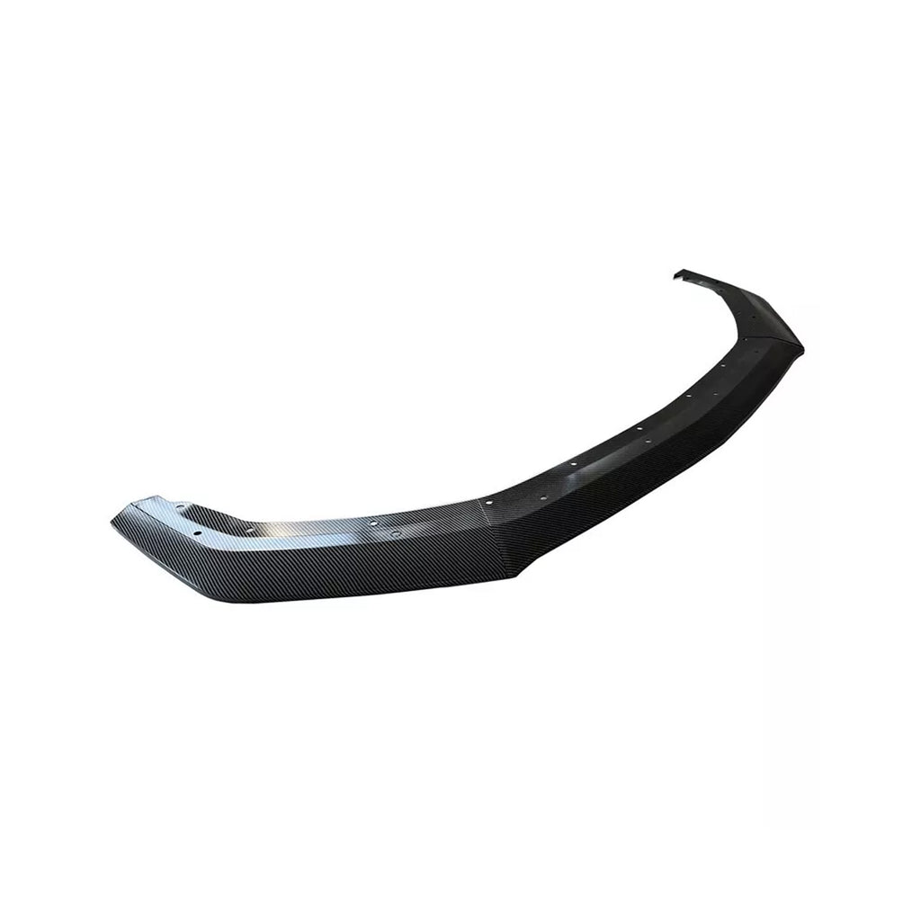 Front Lip Compatibility with 2024 2025 Mustang Front Bumper Lower Diffuser Chin Lip Protection Trim Splitter Spoiler Kit 3PCS (Carbon Fiber Style)