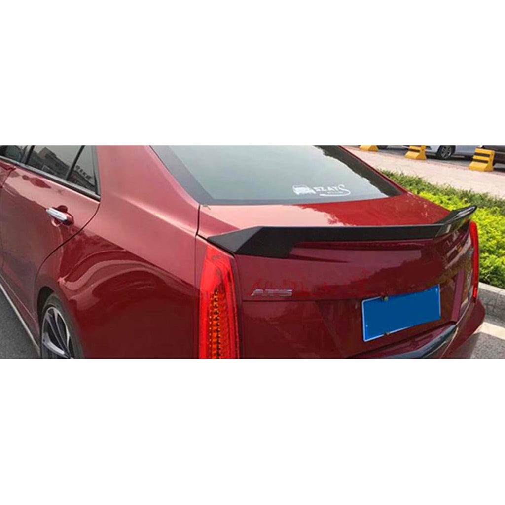 Spoiler Compatibility with 2013-2019 ATS ATS-L V Style Rear HighKick Trunk Spoiler Wing Lid Gloss Black
