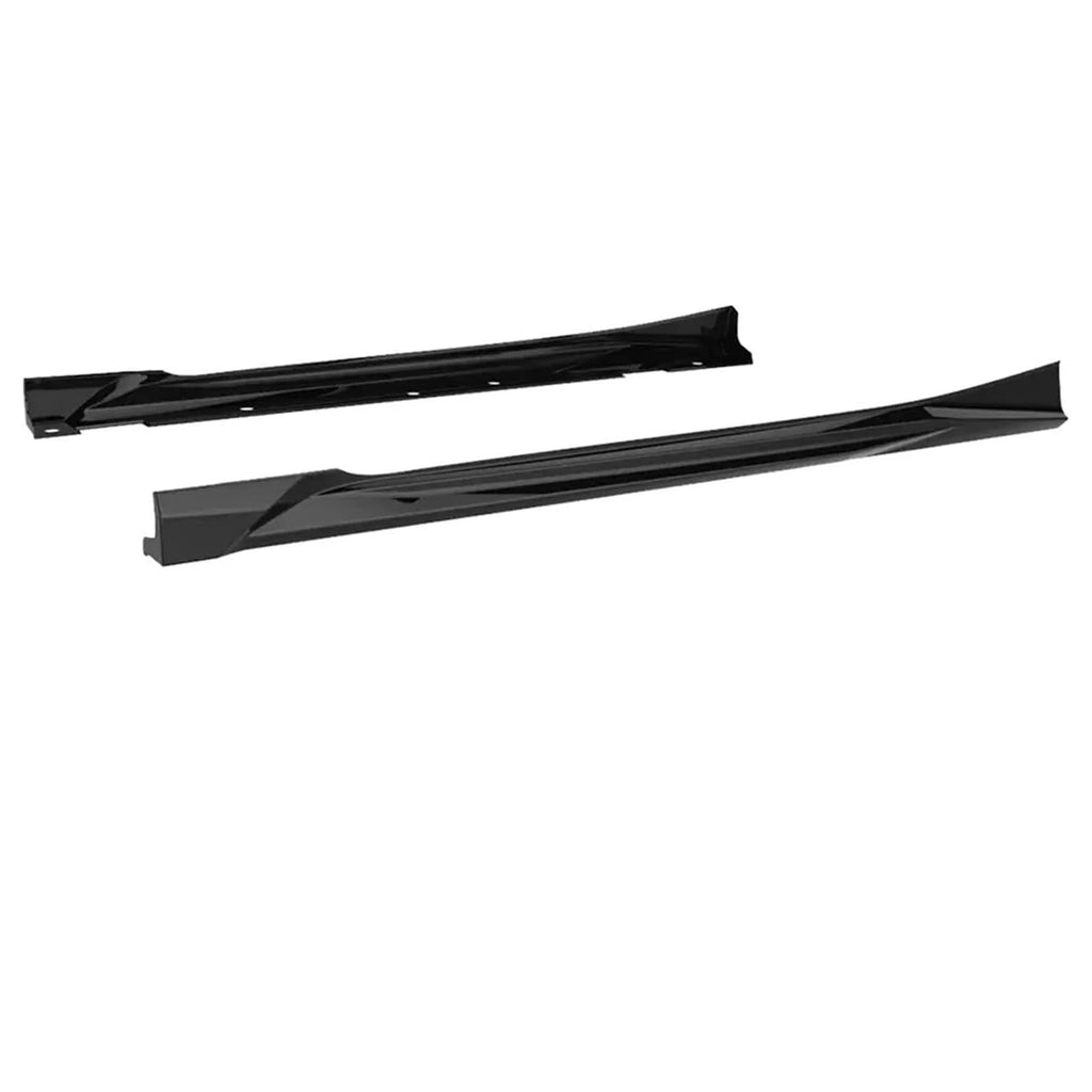 Compatibility with 2018-2020 Accord Side Skirts Exterior Door Panel Trim Body Kits ABS Gloss Black