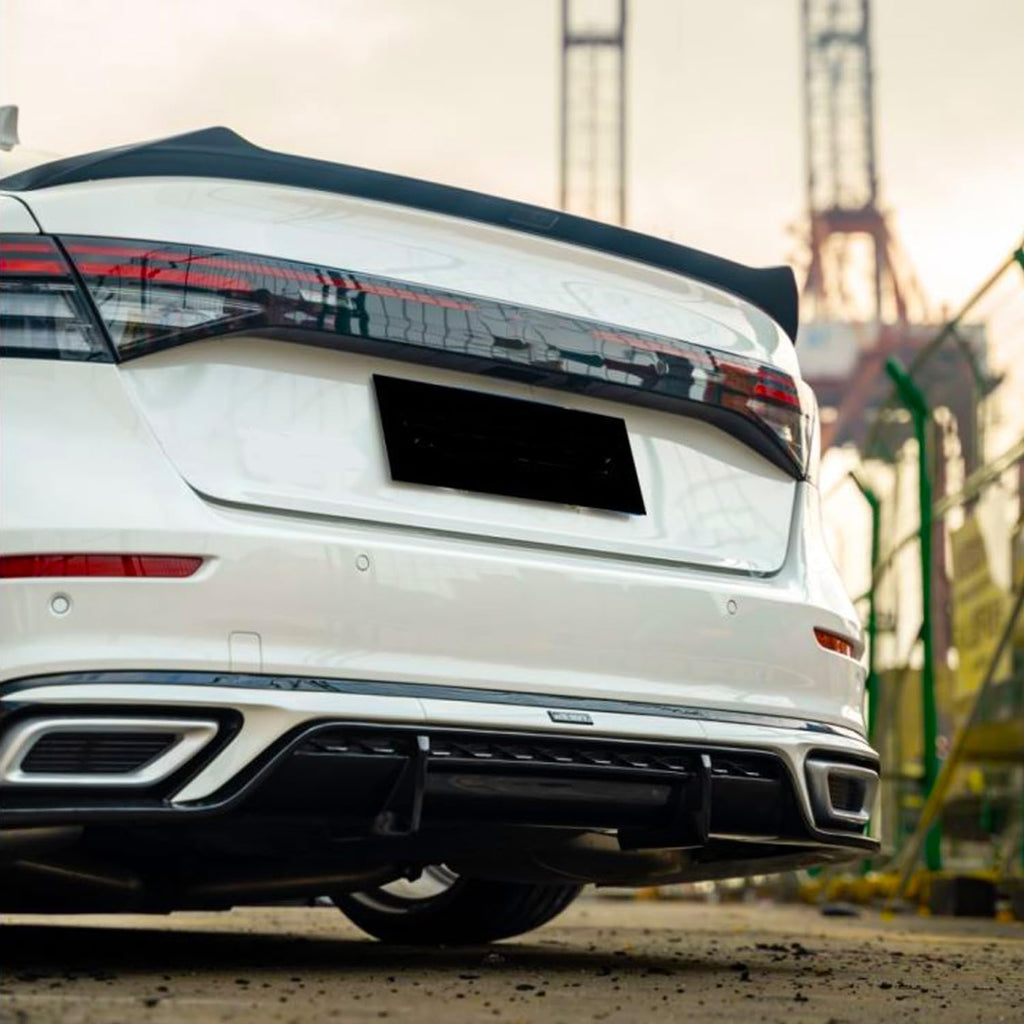 Spoiler Compatibility with 2023-2025 Accord 11th Gen Yofer Style Rear Highkick Trunk Wing Lid Spliter Gloss Black