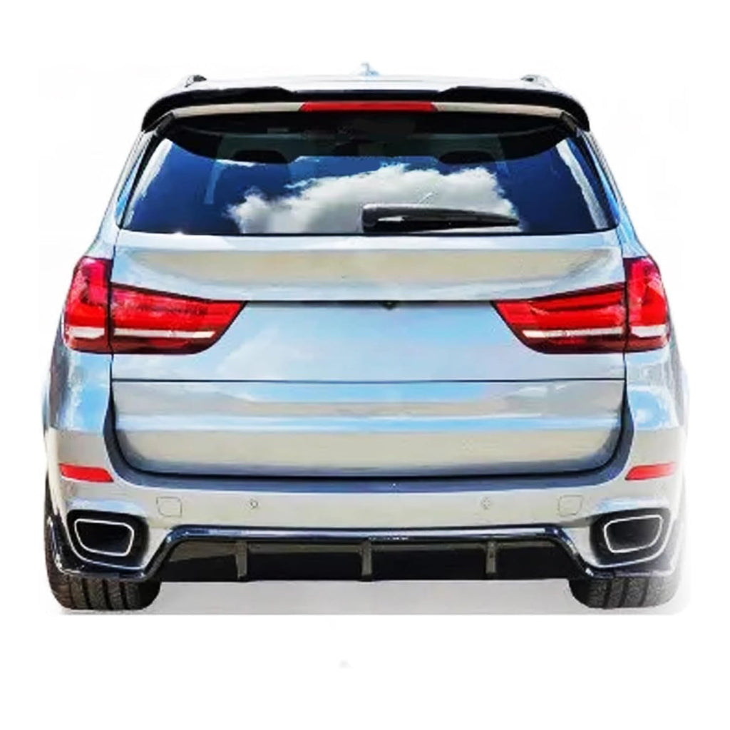 Rear Roof Spoiler Compatibility with 2014-2018 F15 F85 X5 X5M Rear Trunk Spliter Wing Lid (Gloss Black)