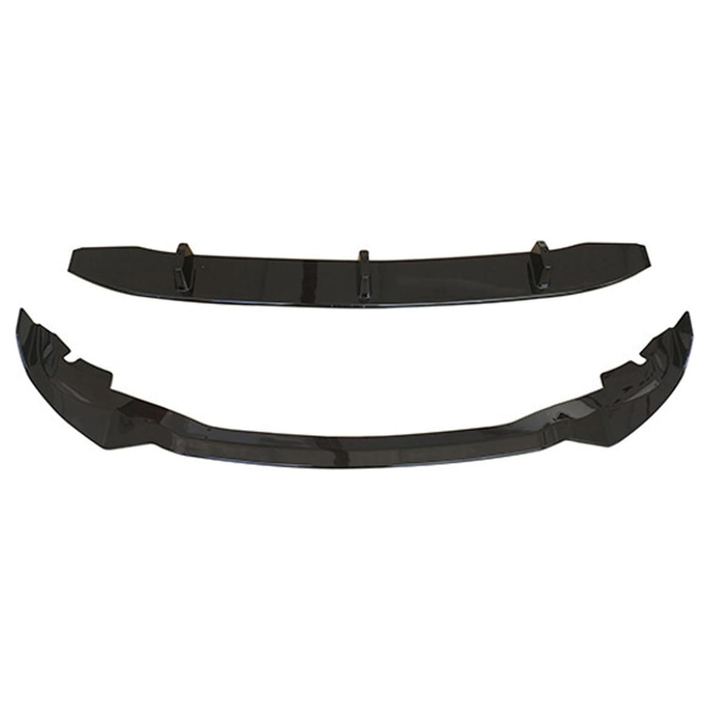 For 2019-2023 X5 G05 M Sport Front Bumper Lower Valance Chin Lip Splitter Spoiler Kit (Gloss Black)