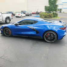 Load image into Gallery viewer, Side Skirts Compatibility with 2020-2023 Corvette C8 Rocker Panel Door Extension Lips Pair Diffuser Bumper Lip Splitter Carbon Fiber