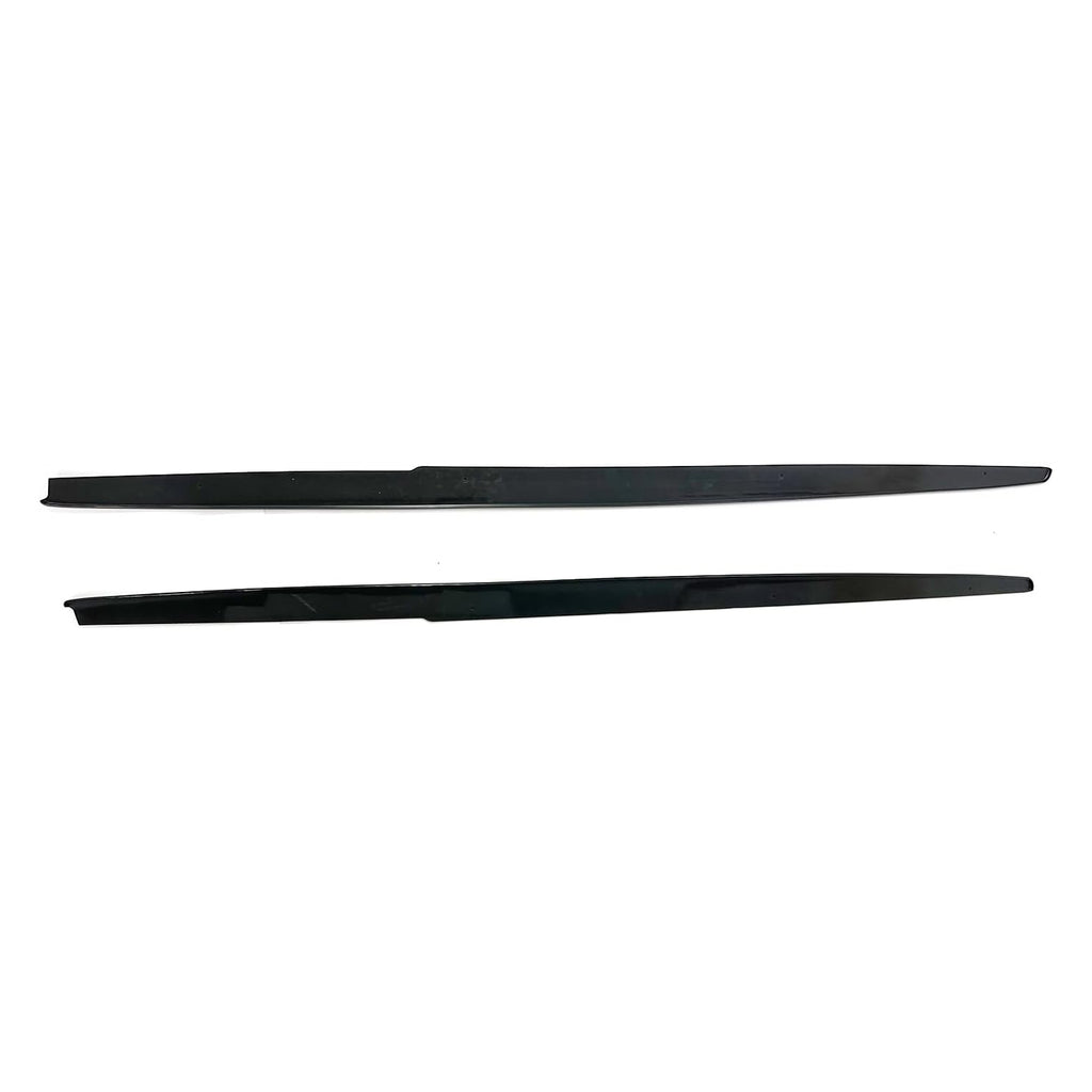 Side Skirts Compatibility with 2011-2016 5 Series F10 MP Style Rocker Panel Door Extension Lips Pair Diffuser Bumper Lip Splitter (Gloss Black)