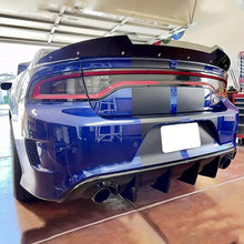 Load image into Gallery viewer, Rear Diffuser Compatibility with 2015-2024 Charger SRT Non-Widebody Models Rear Bumper Chin Diffuser Kit Spoiler Splitter (Gloss Black)