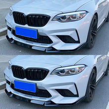 Load image into Gallery viewer, Front Bumper Lip Compatibility with 2019-2021 F87 M2 CS Style Front Chin Diffuser Lip Air Dam Splitter Spoiler (Gloss Black)