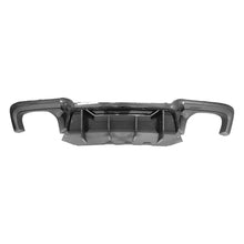 Load image into Gallery viewer, Rear Diffuser Compatibility with 2011-2016 5 Series F10 M5 M Sport Rear Bumper Chin Lip Quad Exhaust Spoiler Splitter (Carbon Fiber Style)