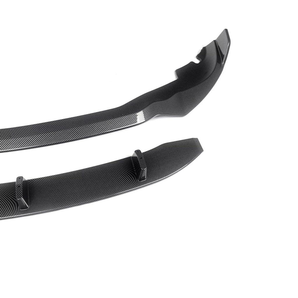 For 2019-2023 X5 G05 M Sport Front Bumper Lower Valance Chin Lip Splitter Spoiler Kit (Carbon Fiber)