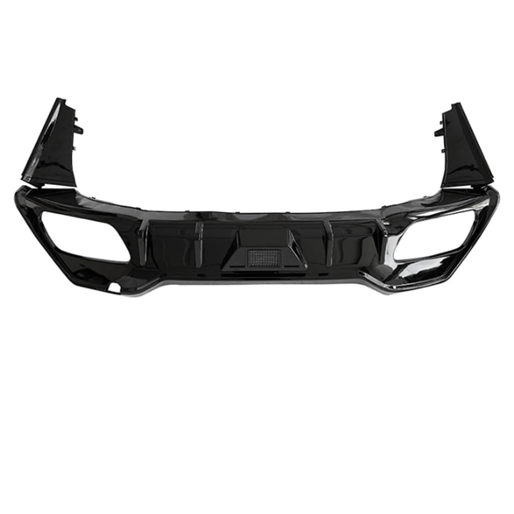 Rear Diffuser Compatibility with 2019-2023 8 Series G16 M Sport 4 Door Rear Bumper Chin Diffuser Kit Spoiler Splitter with Light (Gloss Black)