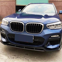 Load image into Gallery viewer, For 2018-2020 X3 X4 G01 G02 M Sport Front Chin Diffuser Lip Air Dam ABS Splitter Spoiler (Carbon Fiber Style)