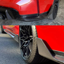 Load image into Gallery viewer, Rear Diffuser Lip Compatibility with 2021-2023 G80 M3 G82 G83 M4 Rear Bumper Diffuser W/Light + Corner Extension Spiltter Carbon Fiber Style