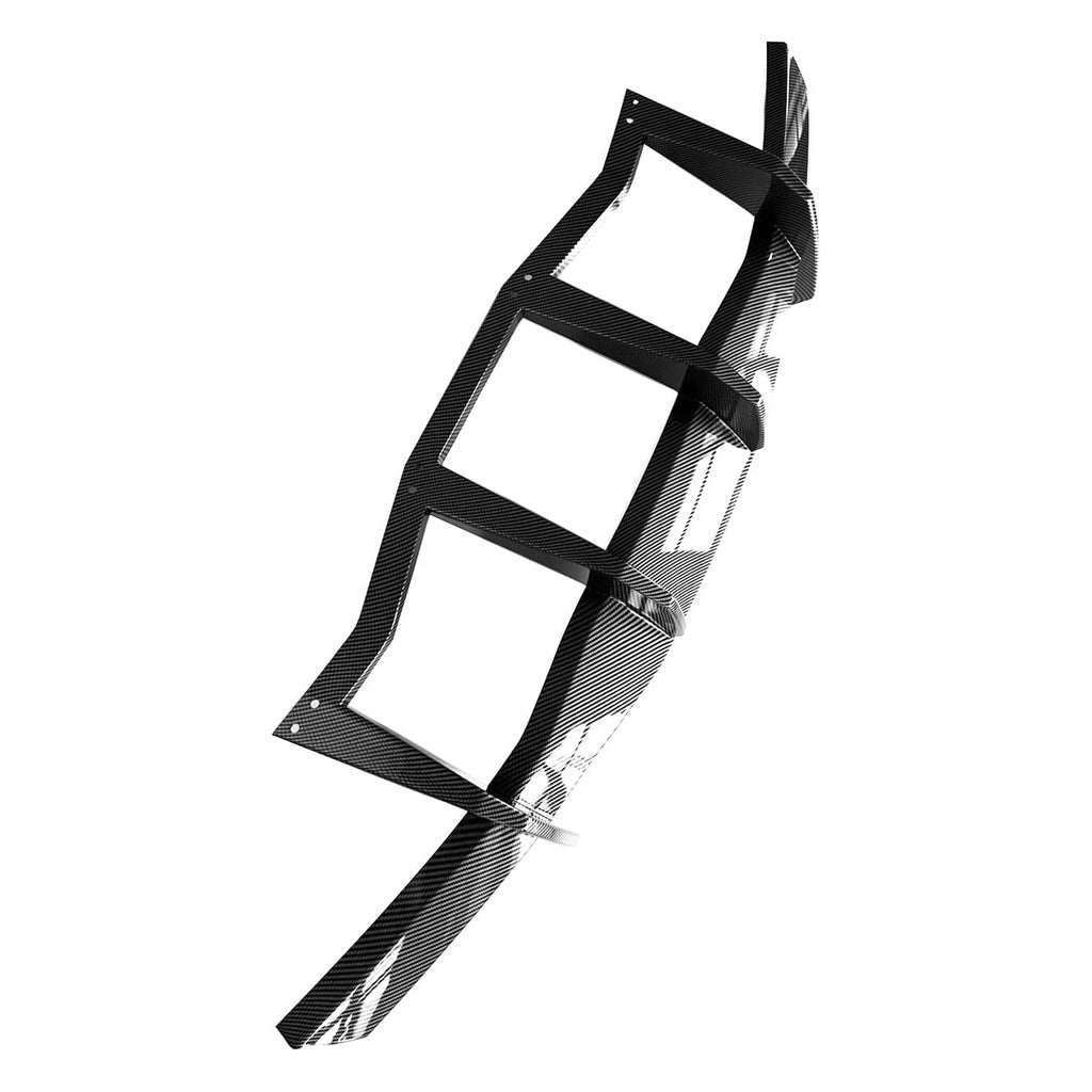 Rear Diffuser Lip Compatibility with 2020-2023 Corvette C8 Z51 Stingray Rear Lower Bumper Chin Diffuser Kit Body Kits Spoiler Splitter Carbon Fiber Style