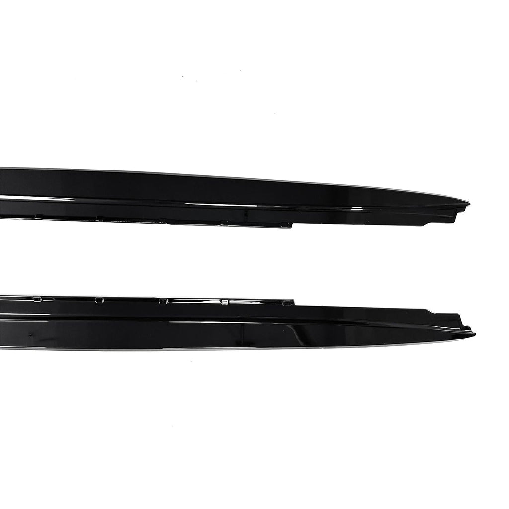 Side Skirts Compatibility with 2017-2022 5 Series G30 G31 F90 M5 Rocker Panel Line Door Extension Lips Pair Diffuser Bumper Lip Splitter (Gloss Black)