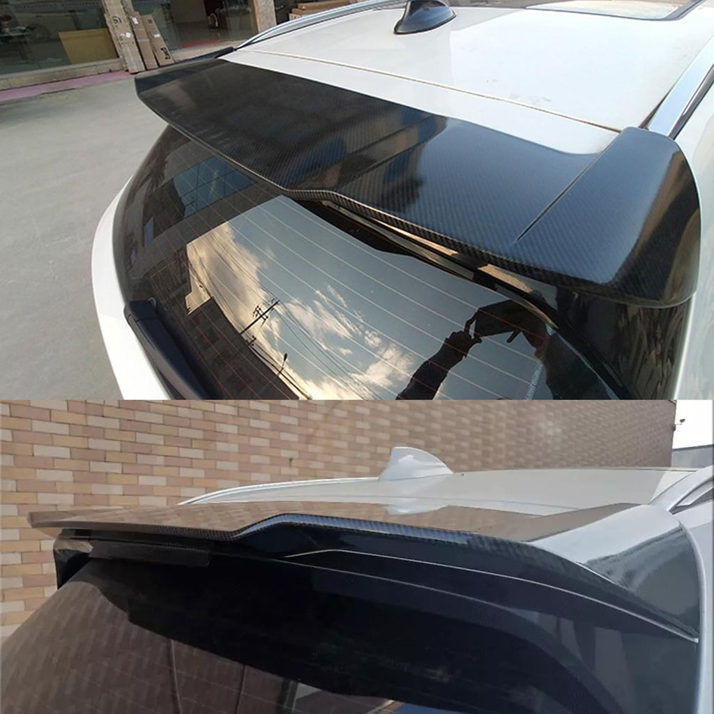 Rear Roof Spoiler Compatibility with 2018-2023 X3 G01 Rear Trunk Spliter Wing Lip (Carbon Fiber Style)