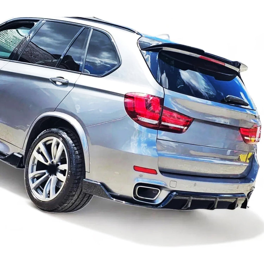 Rear Roof Spoiler Compatibility with 2014-2018 F15 F85 X5 X5M Rear Trunk Spliter Wing Lid (Gloss Black)