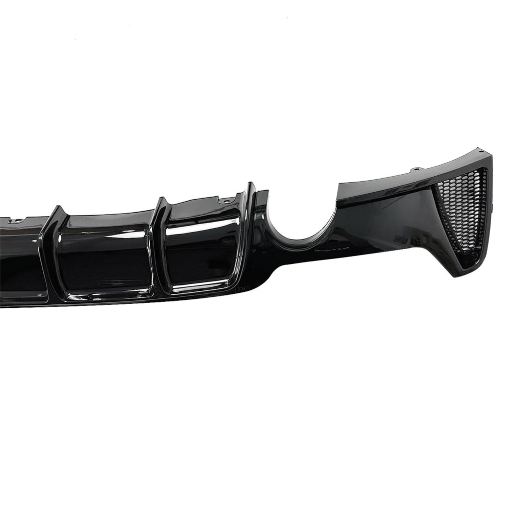 Compatibility with 2014-2020 BMW 4 Series F32 F33 F36 M Sport Rear Diffuser Bumper Chin Lip Gloss Black