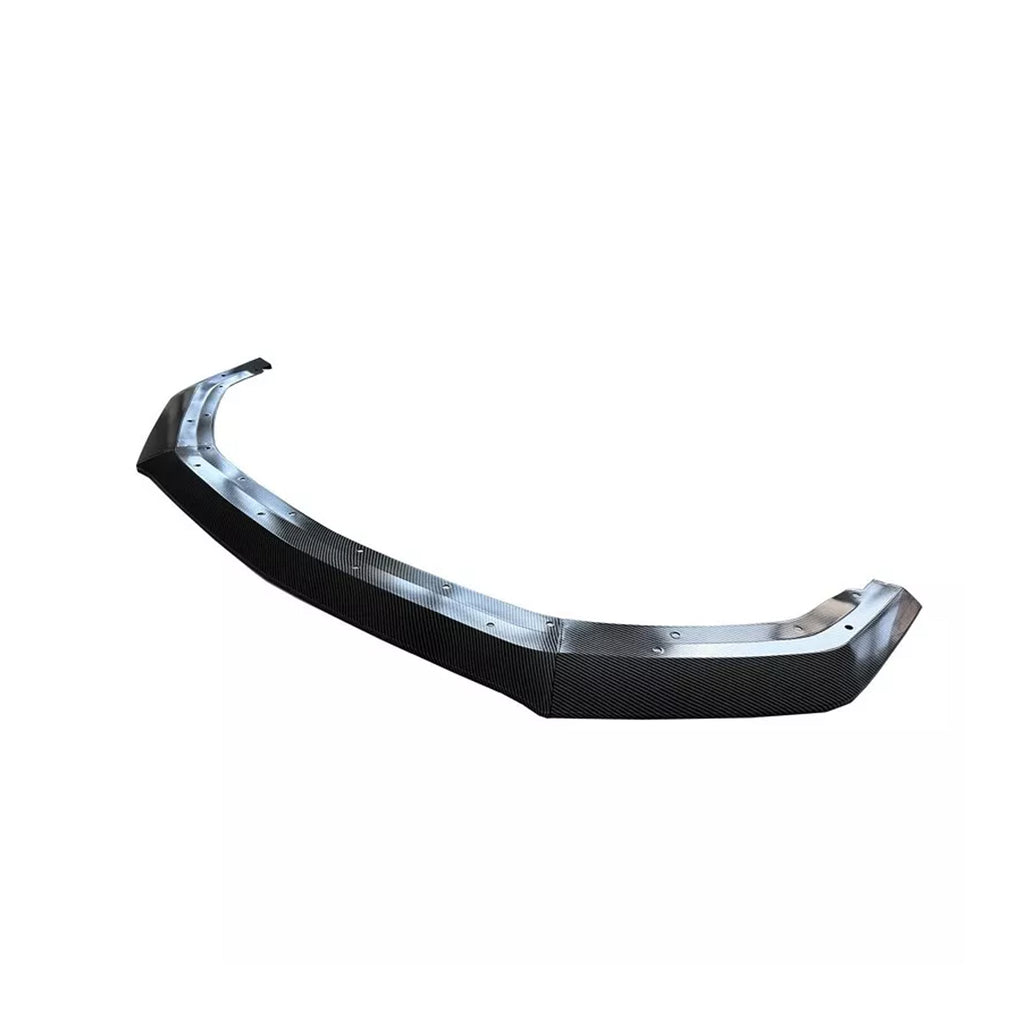 Front Lip Compatibility with 2024 2025 Mustang Front Bumper Lower Diffuser Chin Lip Protection Trim Splitter Spoiler Kit 3PCS (Carbon Fiber Style)