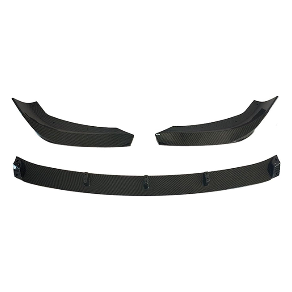For 2016-2021 X1 F48 F49 Base Model Front Bumper Chin Diffuser Lip Air Dam Splitter Spoiler (Carbon Fiber Style)