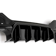 Load image into Gallery viewer, Rear Diffuser Compatibility with 2015-2019 1 Series F20 F21 M Sport Rear Bumper Chin Diffuser Lip Kit Spoiler Splitter (2015-2019, Gloss Black (0-0))