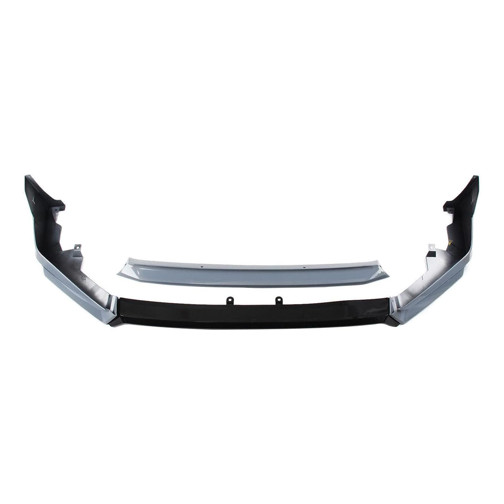 Front Lip Compatibility with 2022-2024 Civic Yofer Style Front Bumper Chin Lip Splitter Spoiler Kit Black Sonic Gray