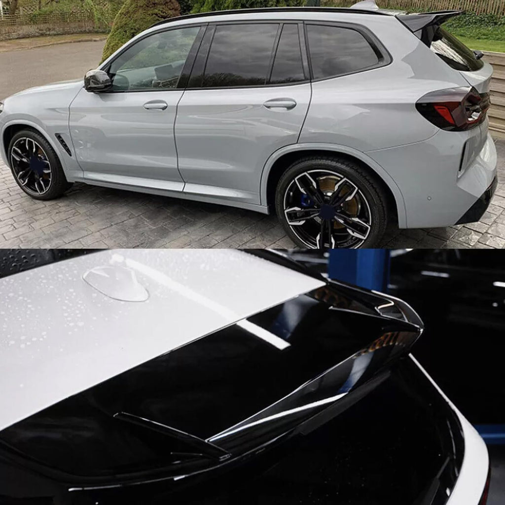 Roof Spoiler Compatibility with 2018-2023 X3 G01 MP Style Rear Trunk Spliter Wing Lip (Gloss Black)