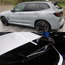 Load image into Gallery viewer, Roof Spoiler Compatibility with 2018-2023 X3 G01 MP Style Rear Trunk Spliter Wing Lip (Gloss Black)