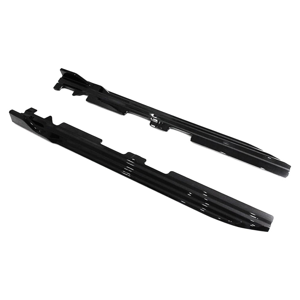 Side Skirts Compatibility with 2018-2023 X3 X3M G01 X4 X4M G02 Rocker Panel Door Extension Lips Pair Diffuser Bumper Lip Splitter (Gloss Black)
