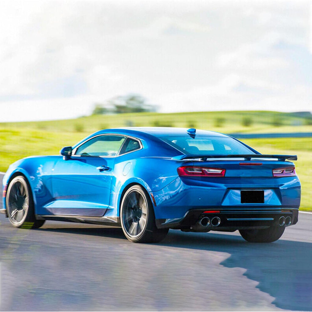 Spoiler Compatibility with 2016-2023 Camaro LS LT1 LT SS RS ZL1 Style Rear High Wing Trunk Lid Carbon Fiber