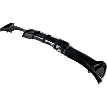 Load image into Gallery viewer, Rear Diffuser Compatibility with 2014-2020 4 Series F32 F33 F36 420i 420d 428i 430i M Sport Rear Bumper Diffuser Lip Single Exhaust Two Outlet Spoiler Splitter (Gloss