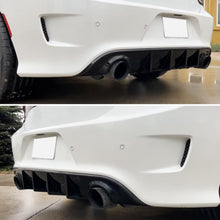 Load image into Gallery viewer, Rear Diffuser Compatibility with 2015-2024 Charger SRT Non-Widebody Models Rear Bumper Chin Diffuser Kit Spoiler Splitter (Gloss Black)