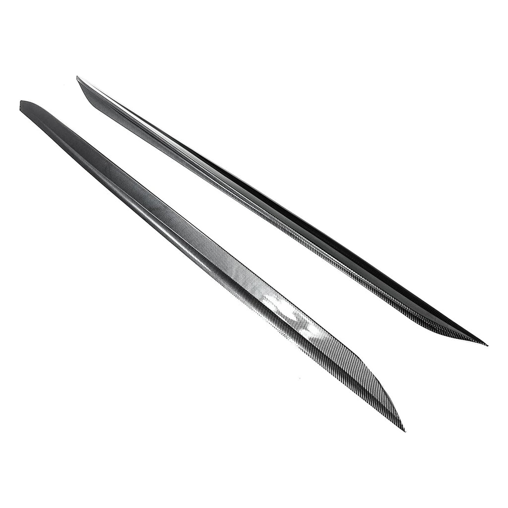 Side Skirts Compatibility with 2019-2022 3 Series G20 G28 M Sport Rocker Panel Line Door Extension Lips Pair Diffuser Bumper Lip Splitter (Carbon Fiber Style)